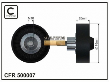 Idler pulley 500007 (Caffaro)