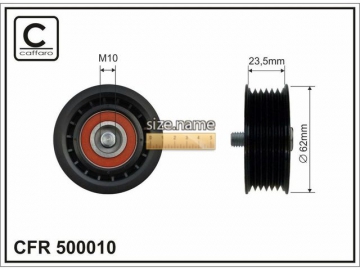 Idler pulley 500010 (Caffaro)