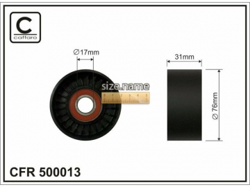 Idler pulley 500013 (Caffaro)