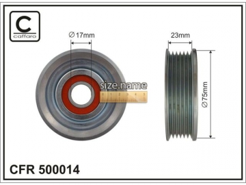 Idler pulley 500014 (Caffaro)