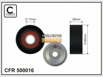 Idler pulley 500016 (Caffaro)