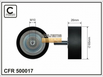 Idler pulley 500017 (Caffaro)
