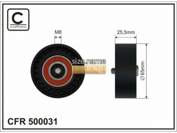 Idler pulley 500031 (Caffaro)
