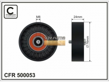 Idler pulley 500053 (Caffaro)