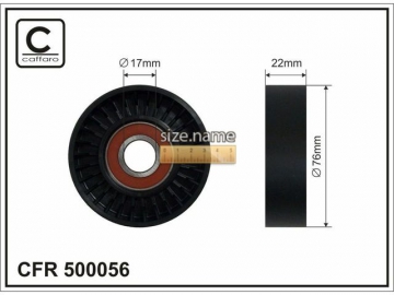 Idler pulley 500056 (Caffaro)