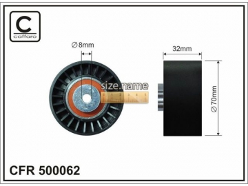 Idler pulley 500062 (Caffaro)