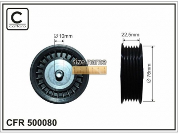 Idler pulley 500080 (Caffaro)