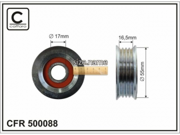 Idler pulley 500088 (Caffaro)