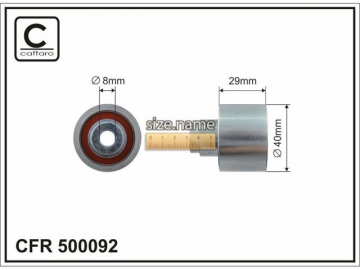 Idler pulley 500092 (Caffaro)