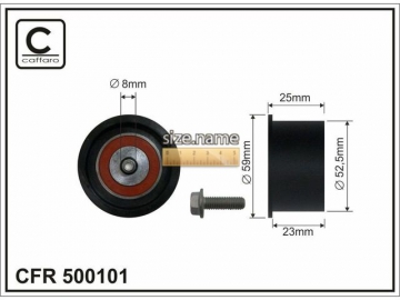 Idler pulley 500101 (Caffaro)