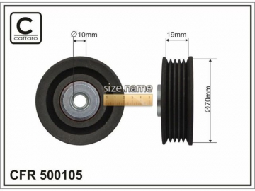 Idler pulley 500105 (Caffaro)