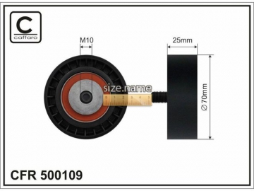 Idler pulley 500109 (Caffaro)