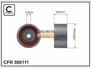 Idler pulley 500111 (Caffaro)