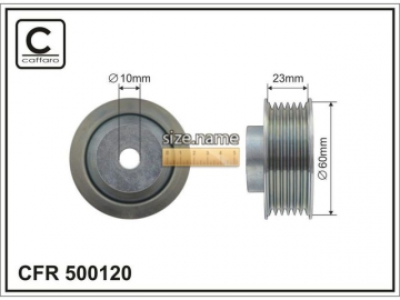 Idler pulley 500120 (Caffaro)