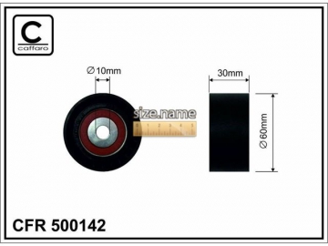 Idler pulley 500142 (Caffaro)
