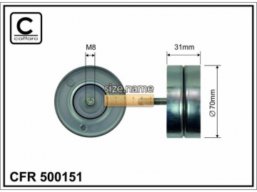 Idler pulley 500151 (Caffaro)