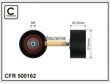 Idler pulley 500162 (Caffaro)