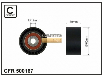 Idler pulley 500167 (Caffaro)