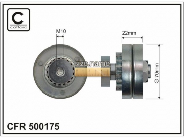 Idler pulley 500175 (Caffaro)