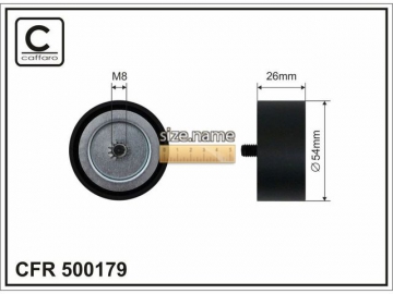 Idler pulley 500179 (Caffaro)