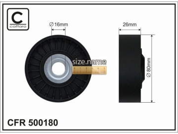 Idler pulley 500180 (Caffaro)