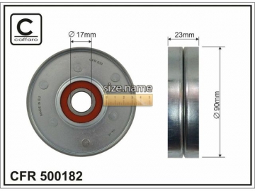 Idler pulley 500182 (Caffaro)