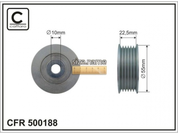 Idler pulley 500188 (Caffaro)