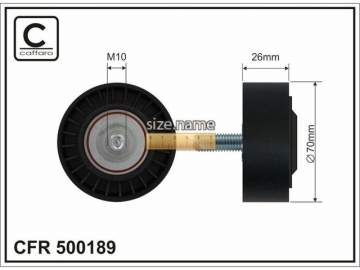Idler pulley 500189 (Caffaro)