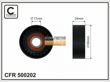 Idler pulley 500202 (Caffaro)