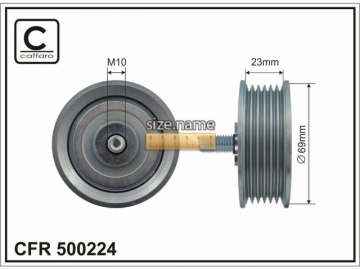 Idler pulley 500224 (Caffaro)