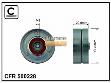 Idler pulley 500228 (Caffaro)