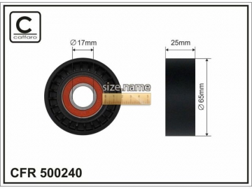 Idler pulley 500240 (Caffaro)