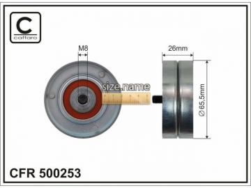 Idler pulley 500253 (Caffaro)