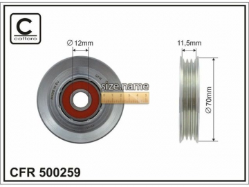 Idler pulley 500259 (Caffaro)