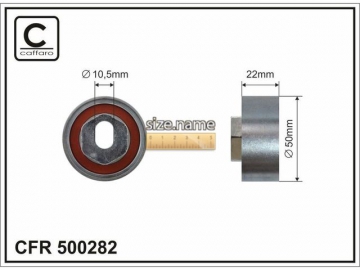 Idler pulley 500282 (Caffaro)