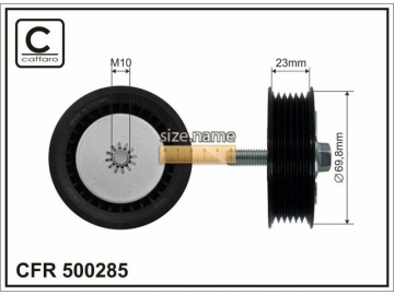 Idler pulley 500285 (Caffaro)