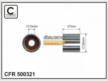 Idler pulley 500321 (Caffaro)