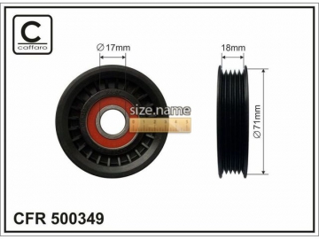 Idler pulley 500349 (Caffaro)