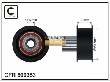 Idler pulley 500353 (Caffaro)