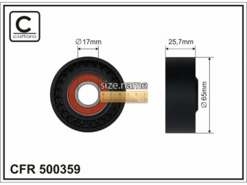 Idler pulley 500359 (Caffaro)