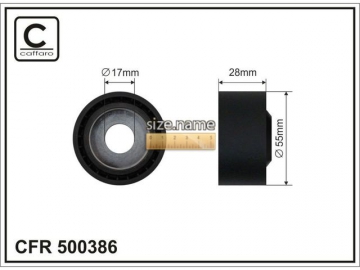 Idler pulley 500386 (Caffaro)
