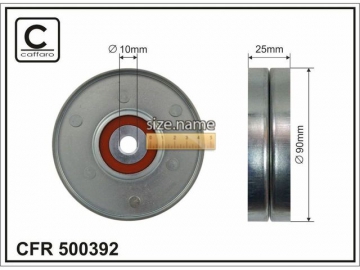 Idler pulley 500392 (Caffaro)