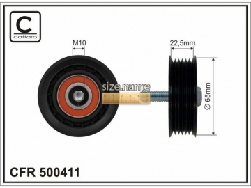 Idler pulley 500411 (Caffaro)