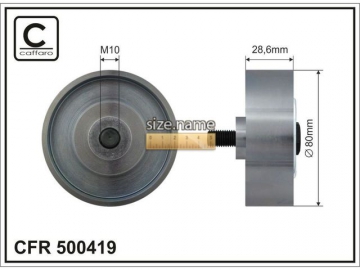 Idler pulley 500419 (Caffaro)
