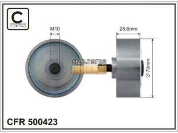 Idler pulley 500423 (Caffaro)