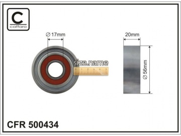 Idler pulley 500434 (Caffaro)