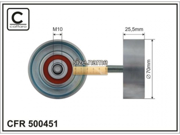 Idler pulley 500451 (Caffaro)