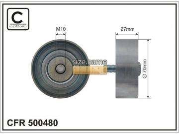 Idler pulley 500480 (Caffaro)