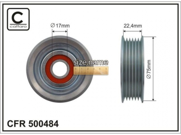 Idler pulley 500484 (Caffaro)