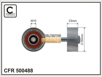 Idler pulley 500488 (Caffaro)
